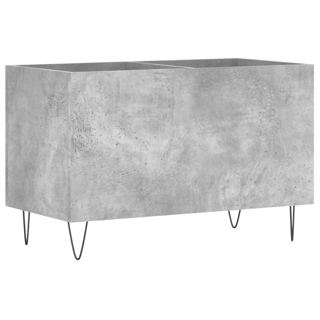 Hifi-benk betonggrå 74,5x38x48 cm konstruert tre