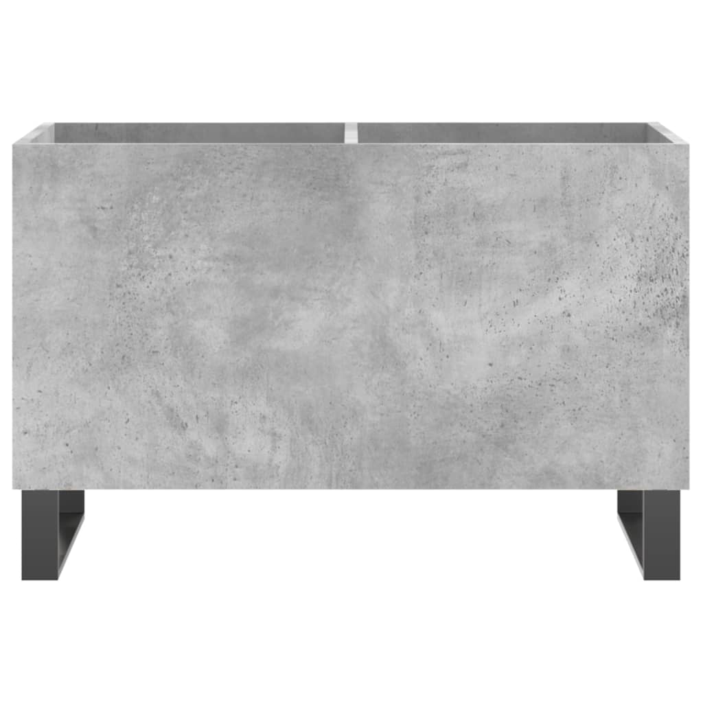 Hifi-benk betonggrå 74,5x38x48 cm konstruert tre