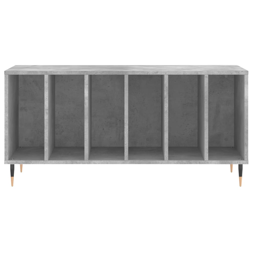 Hifi-benk betonggrå 100x38x48 cm konstruert tre