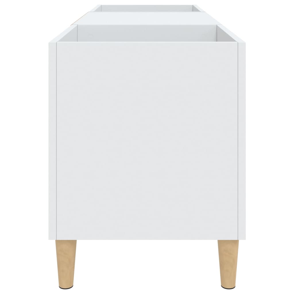 Plateskap hvit 121x38x48 cm konstruert tre