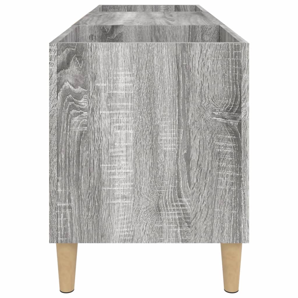 Hifi-benk grå sonoma 121x38x48 cm konstruert tre