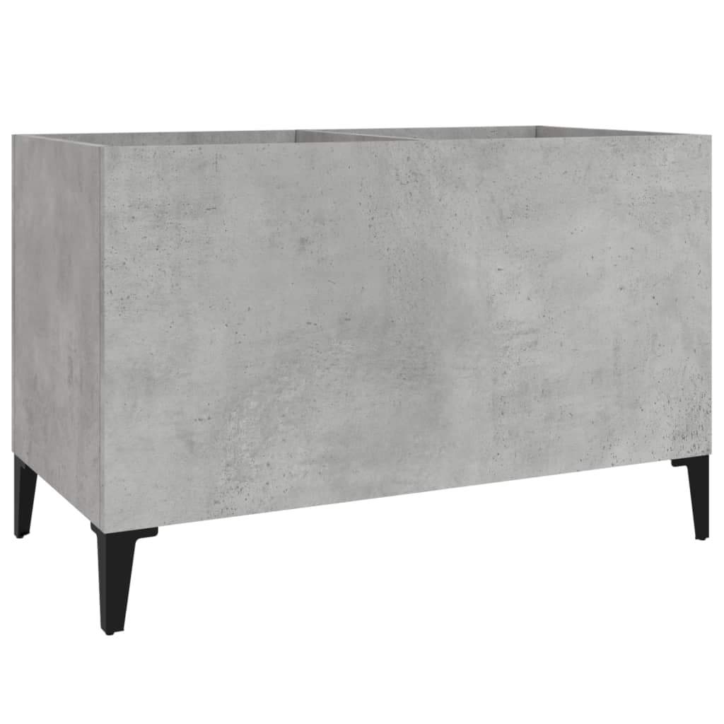Hifi-benk betonggrå 74,5x38x48 cm konstruert tre