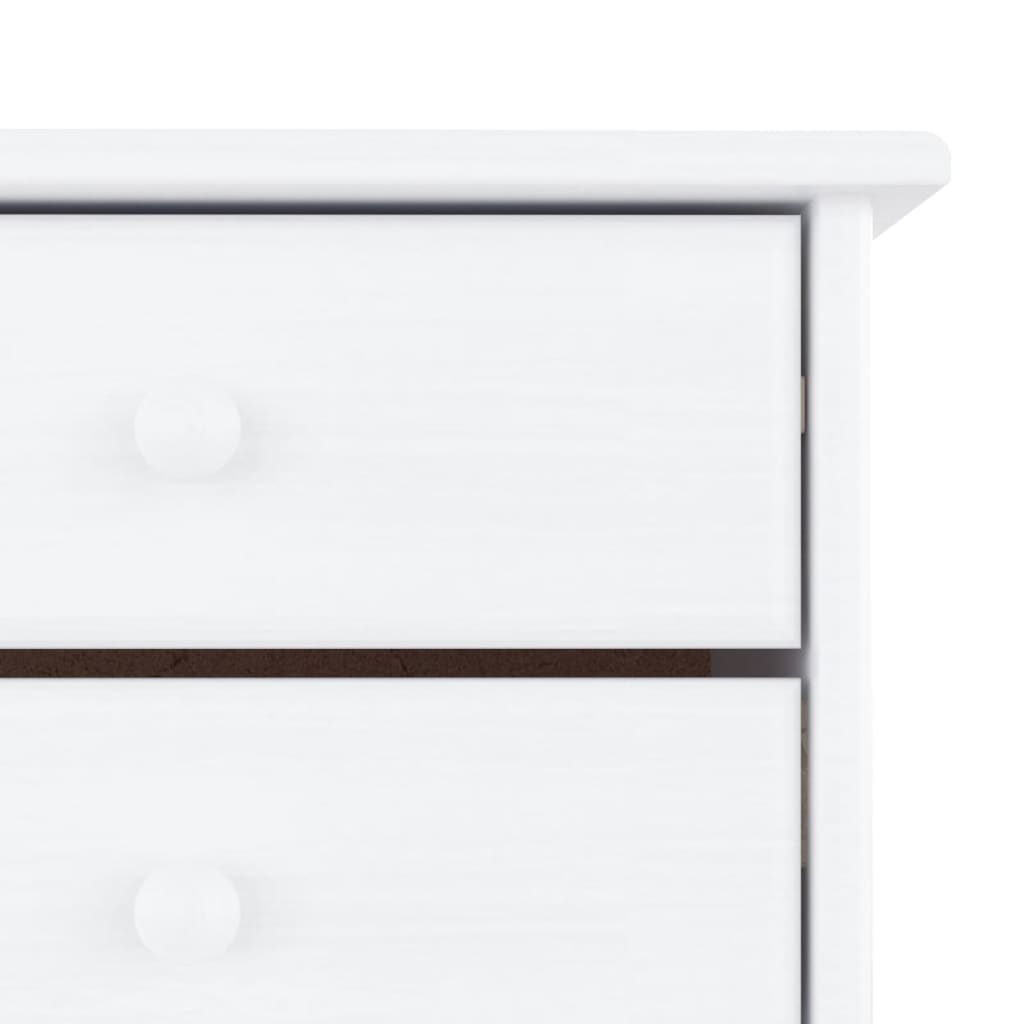 Skoskap ALTA hvit 77x35x96 cm heltre furu