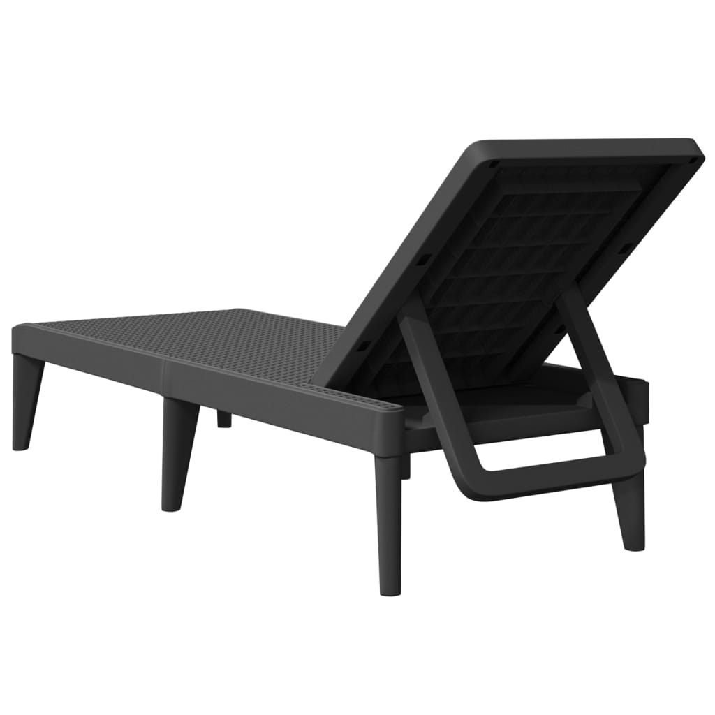 Solseng antrasitt 186x60x29 cm PP