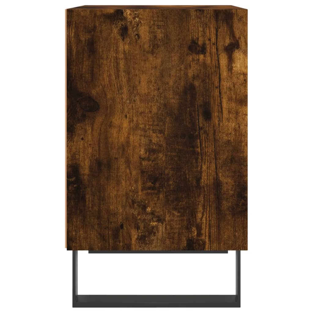 Nattbord 2 stk røkt eik 40x30x50 cm konstruert tre