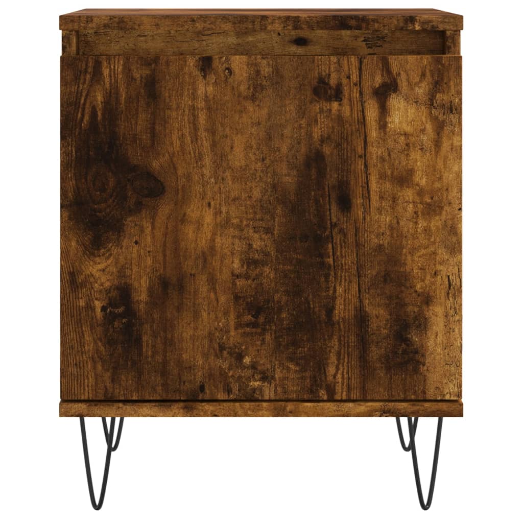 Nattbord røkt eik 40x30x50 cm konstruert tre