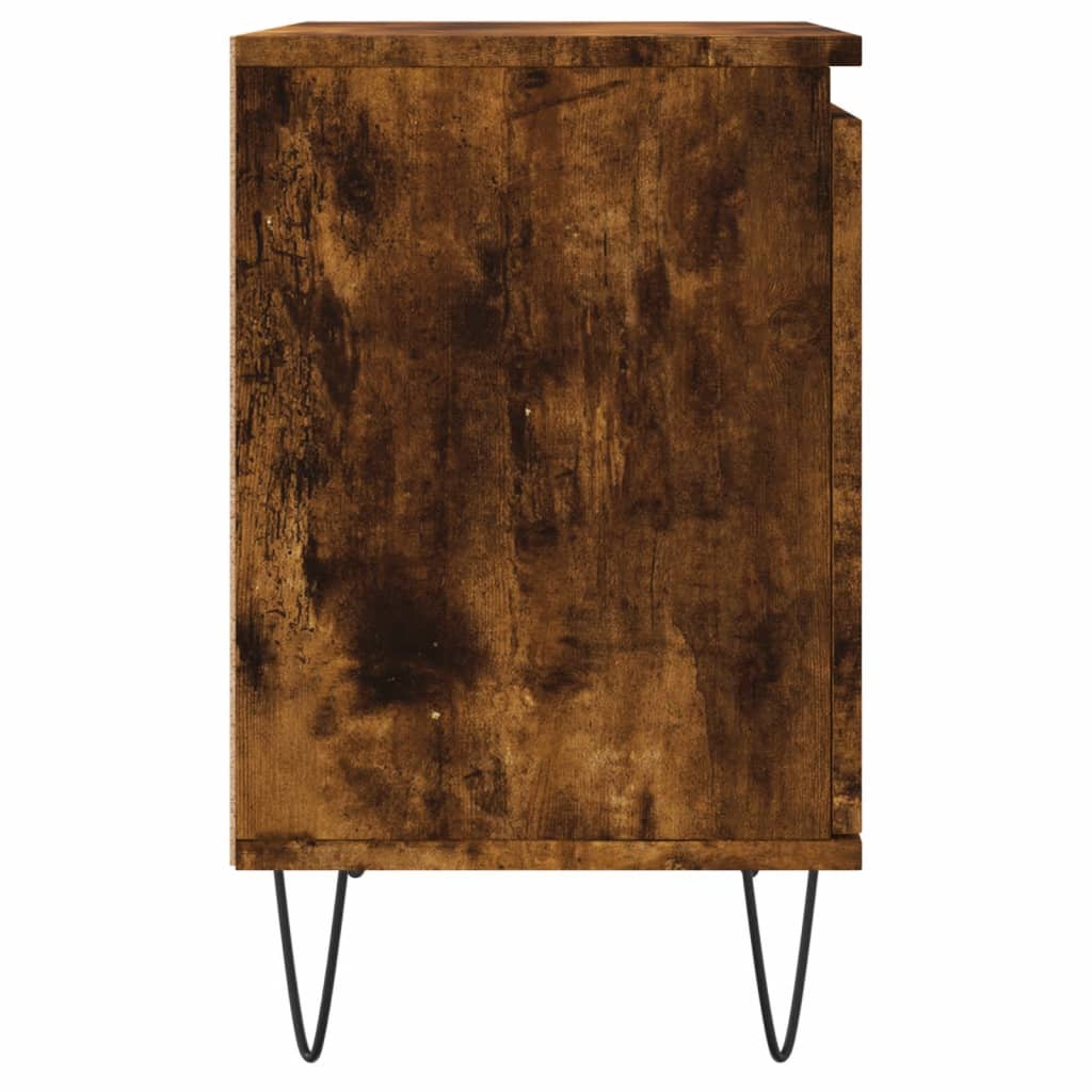 Nattbord røkt eik 40x30x50 cm konstruert tre