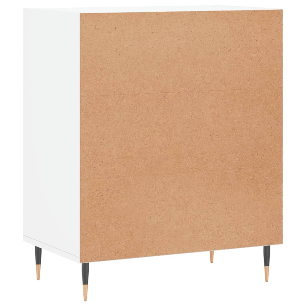 Skjenk hvit 57x35x70 cm konstruert tre
