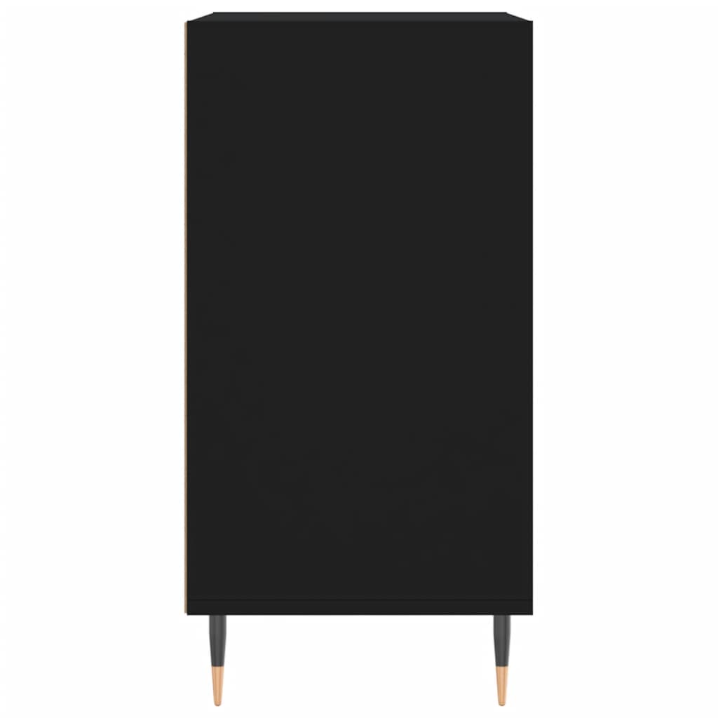 Skjenk svart 57x35x70 cm konstruert tre