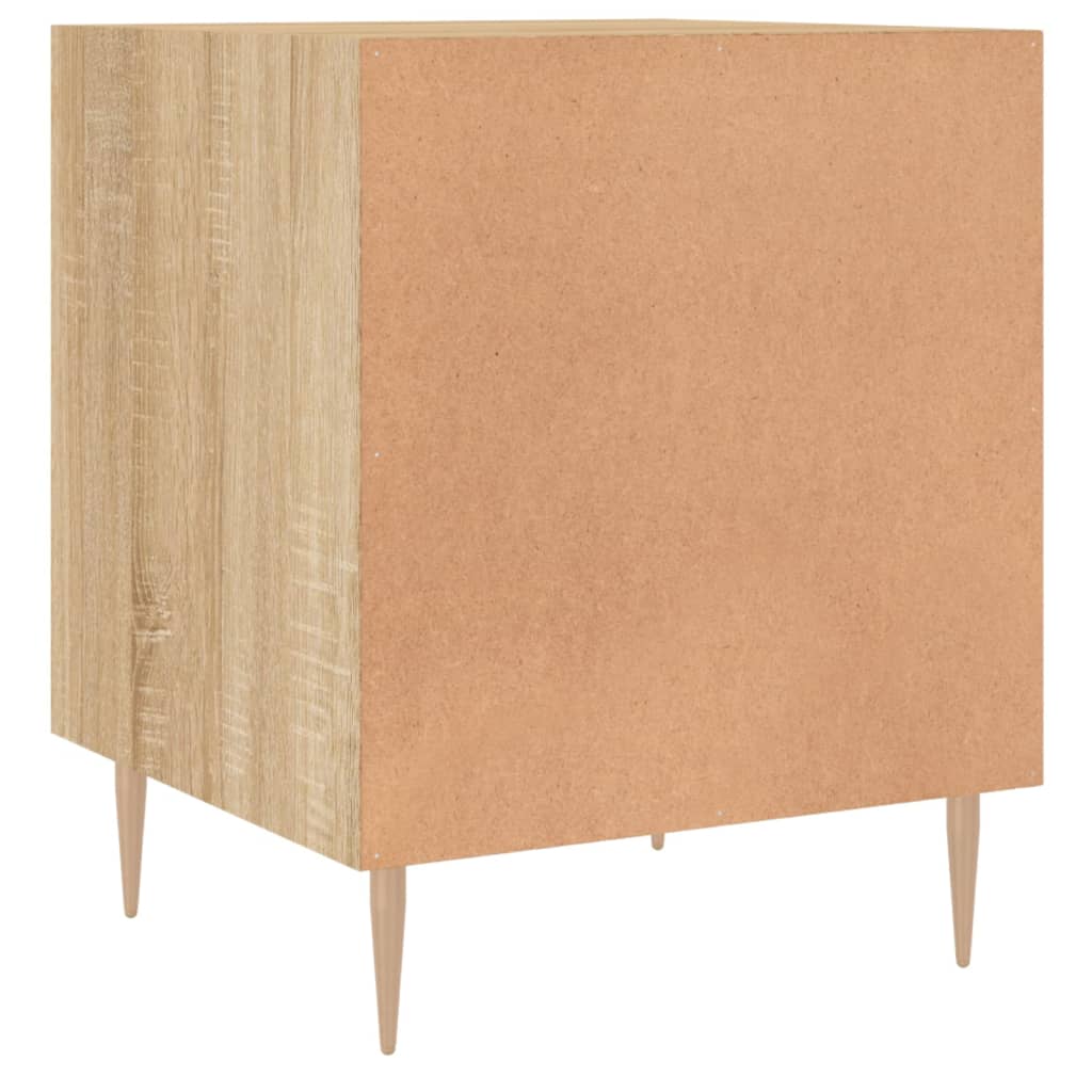 Nattbord 2 stk sonoma eik 40x40x50 cm konstruert tre