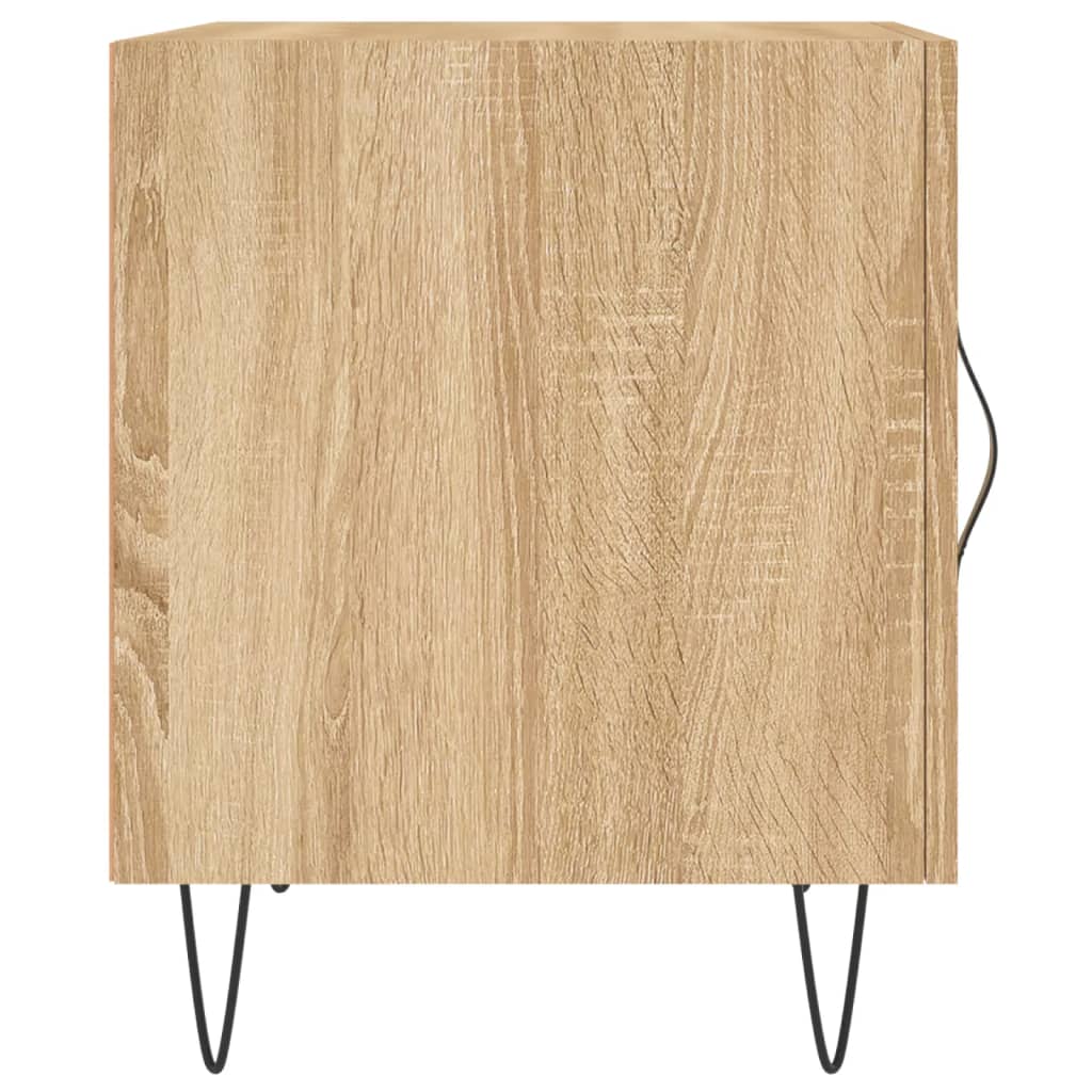 Nattbord sonoma eik 40x40x50 cm konstruert tre