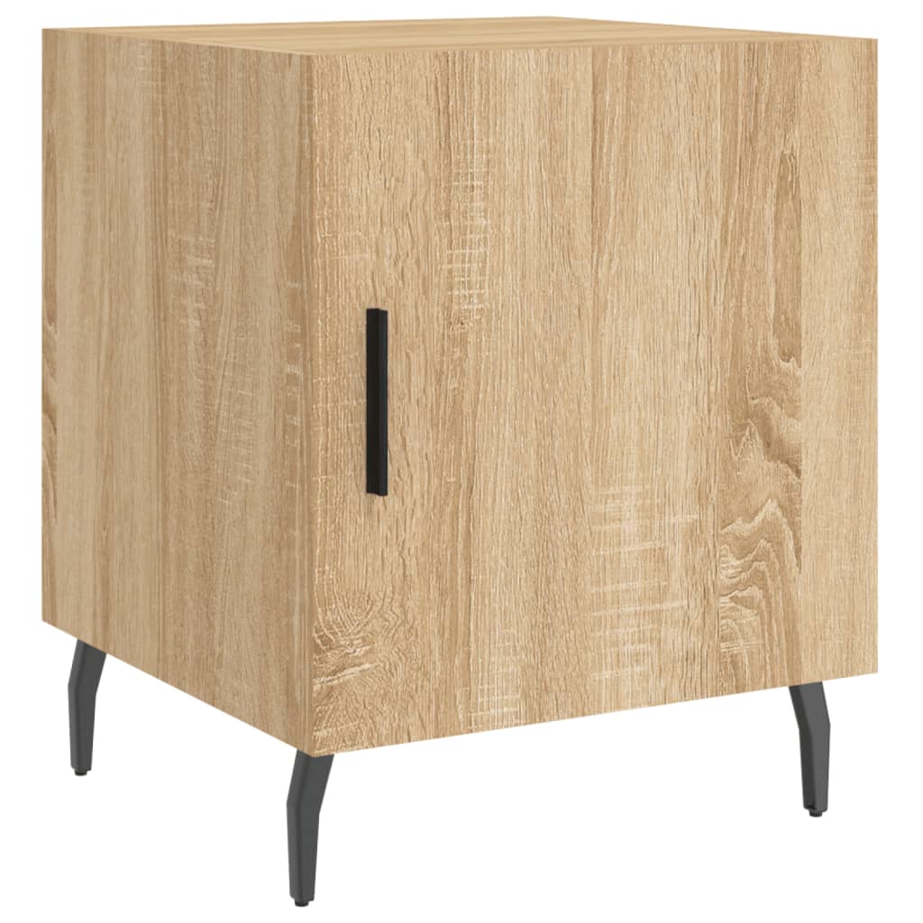 Nattbord 2 stk sonoma eik 40x40x50 cm konstruert tre