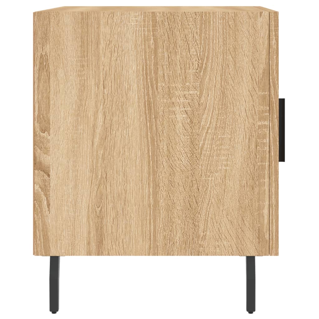 Nattbord 2 stk sonoma eik 40x40x50 cm konstruert tre