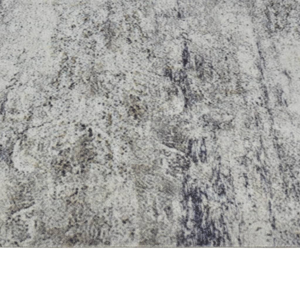 Kjøkkenteppe vaskbar Beton 60x180 cm fløyel