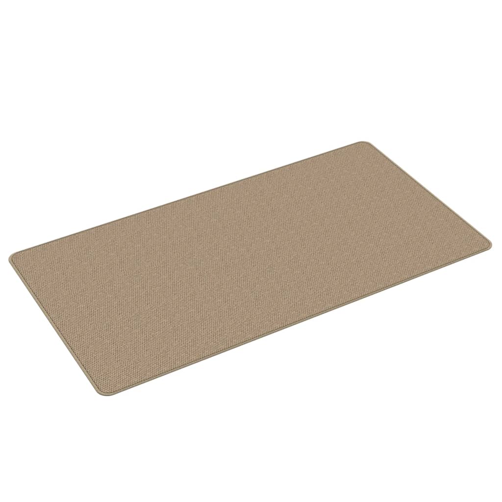 Teppeløper sisal-utseende sand 80x150 cm
