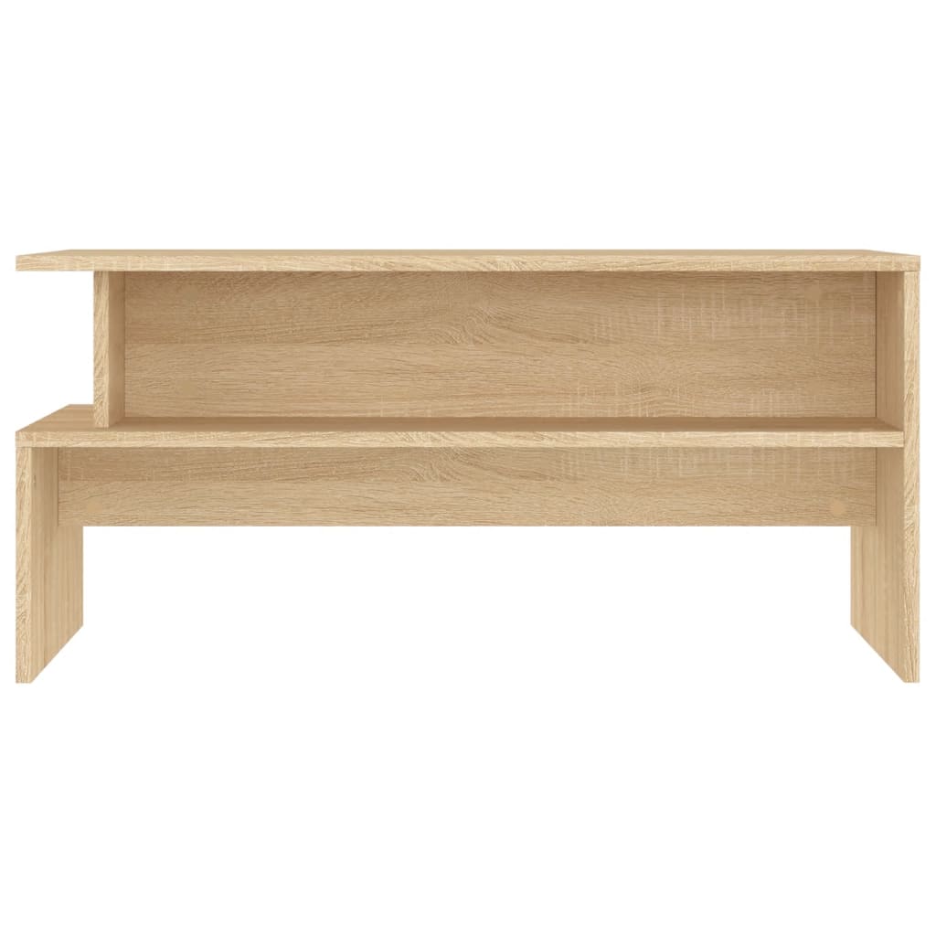 Salongbord sonoma eik 90x55x42,5 cm konstruert tre
