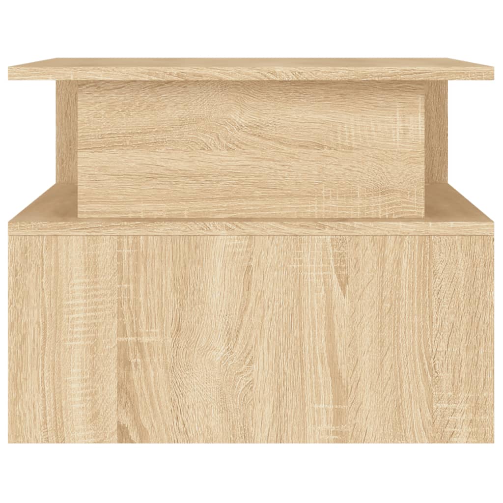 Salongbord sonoma eik 90x55x42,5 cm konstruert tre