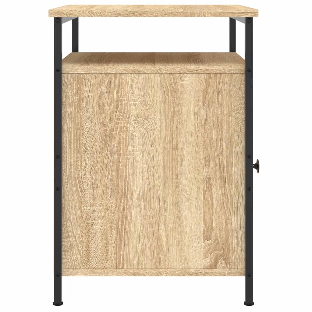 Nattbord 2 stk sonoma eik 40x42x60 cm konstruert tre
