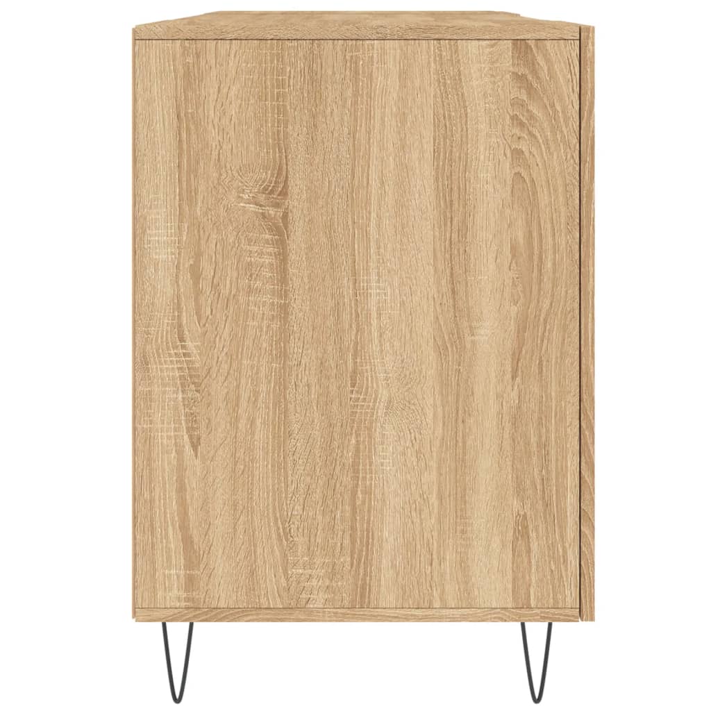 Skrivebord sonoma eik 140x50x75 cm konstruert tre