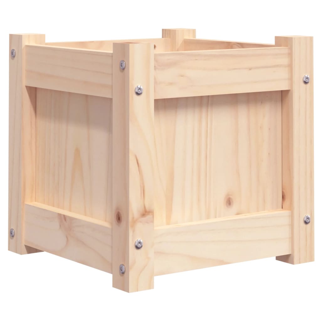 Plantekasse 31x31x31 cm heltre furu