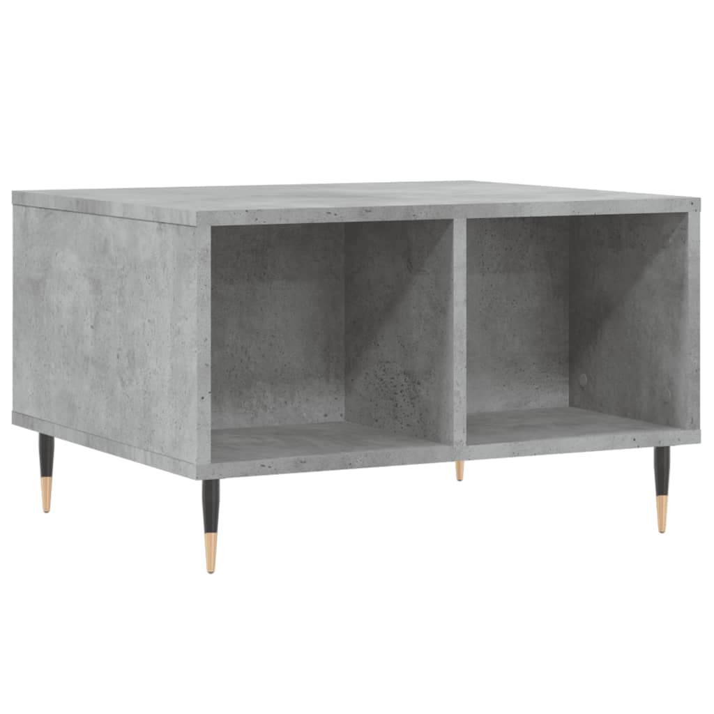 Salongbord betonggrå 60x50x36,5 cm konstruert tre