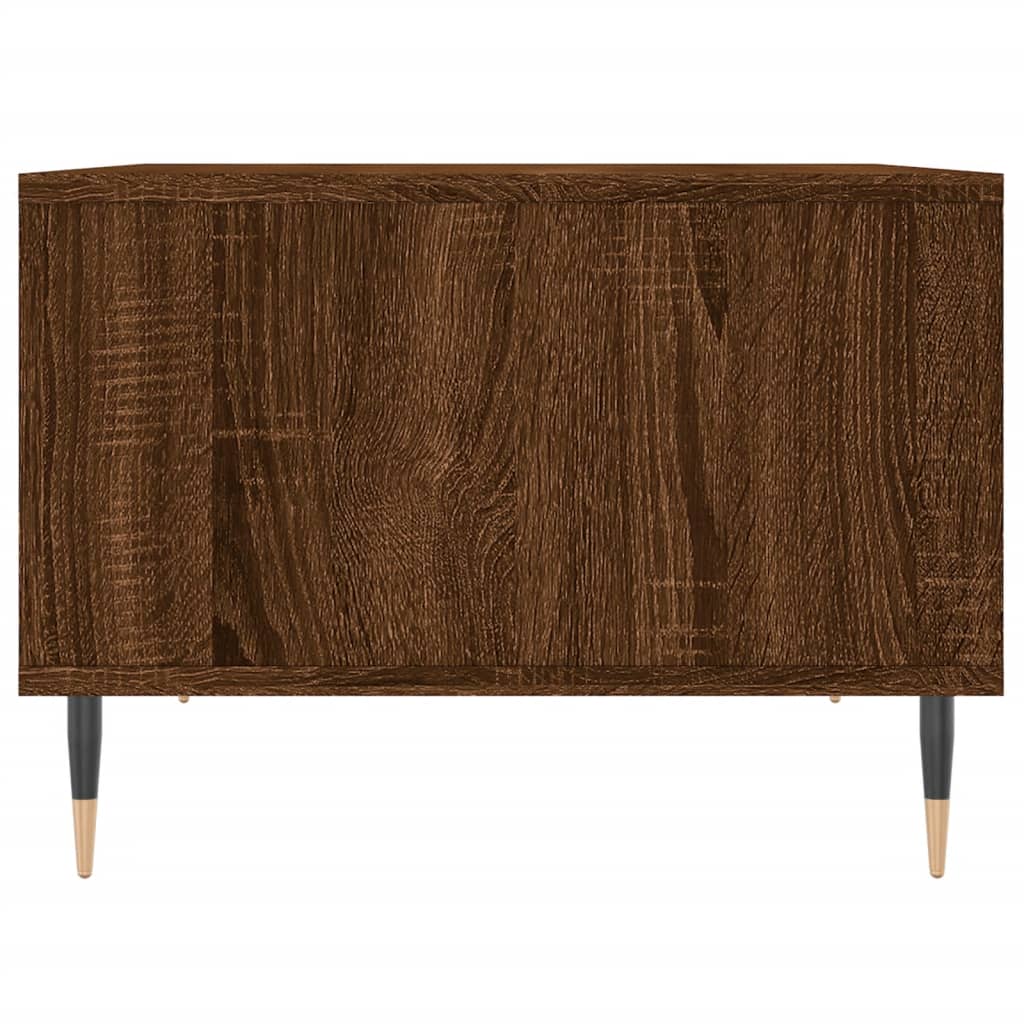 Salongbord brun eik 60x50x36,5 cm konstruert tre