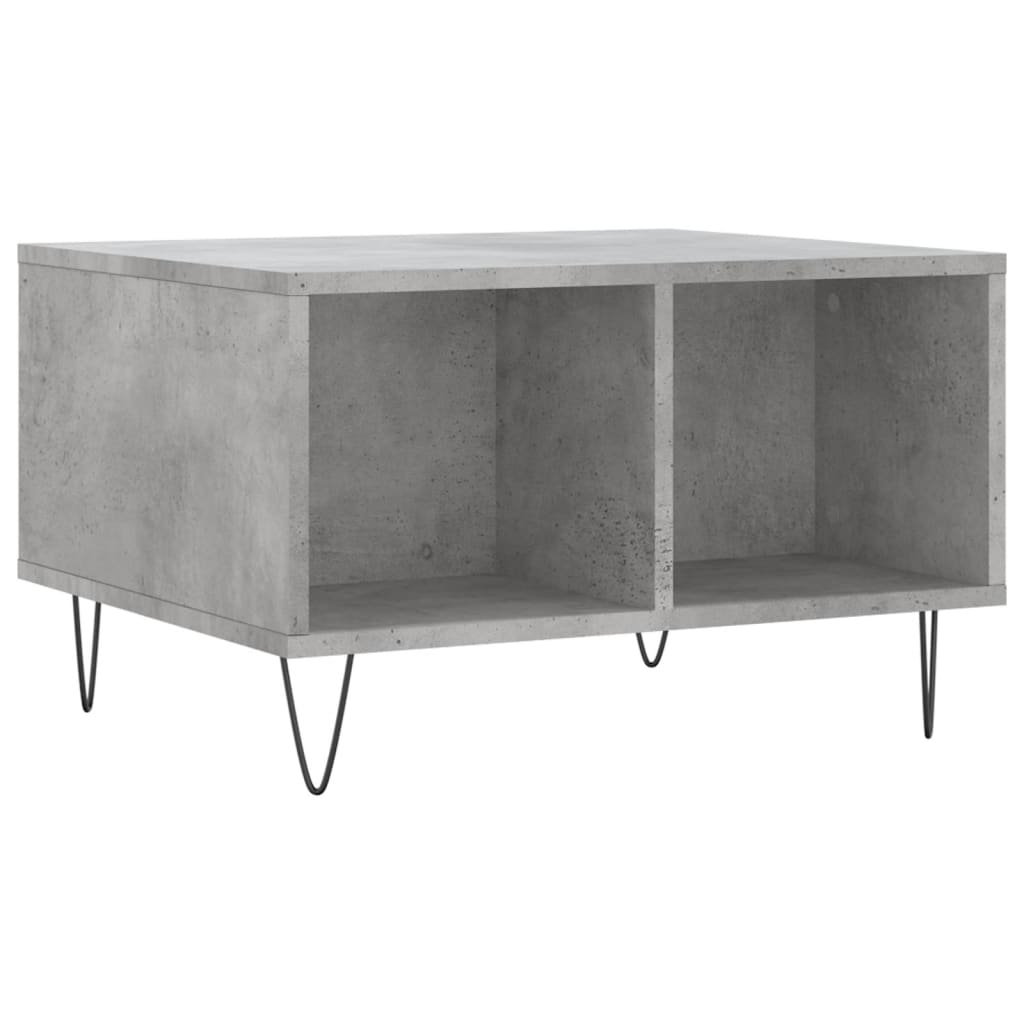 Salongbord betonggrå 60x50x36,5 cm konstruert tre