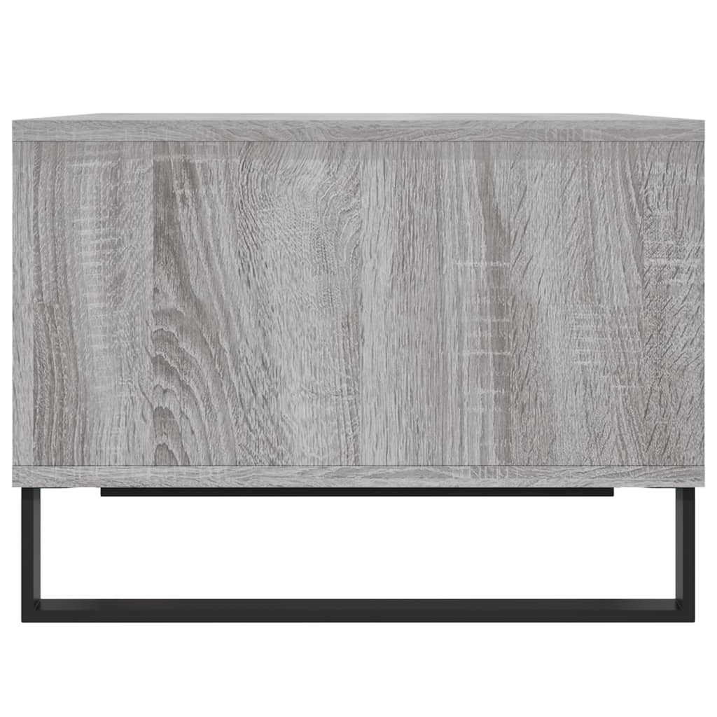 Salongbord grå sonoma 60x50x36,5 cm konstruert tre