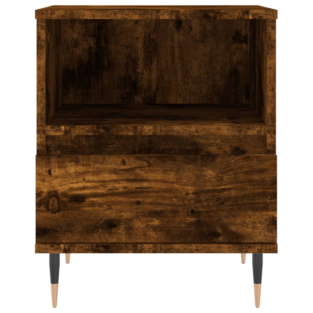 Nattbord røkt eik 40x35x50 cm konstruert tre