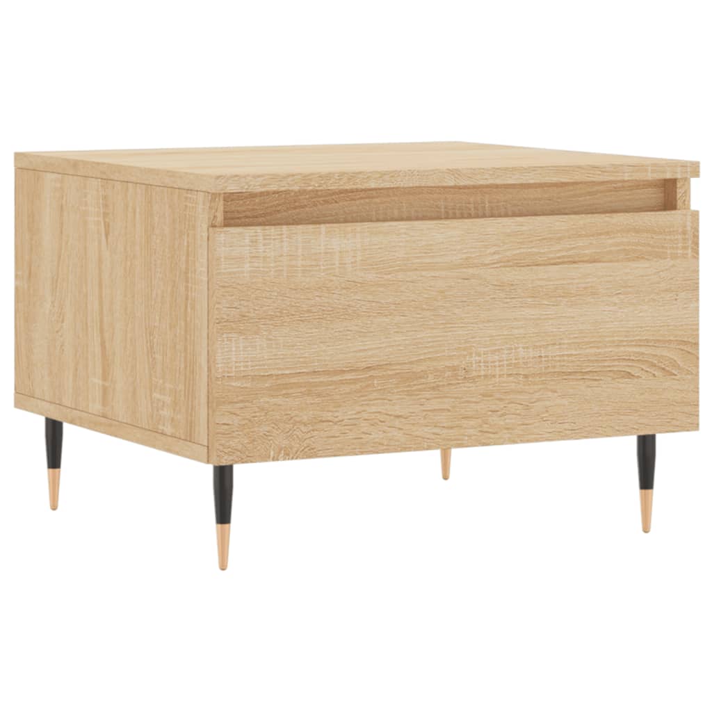 Salongbord 2 stk sonoma eik 50x46x35 cm konstruert tre