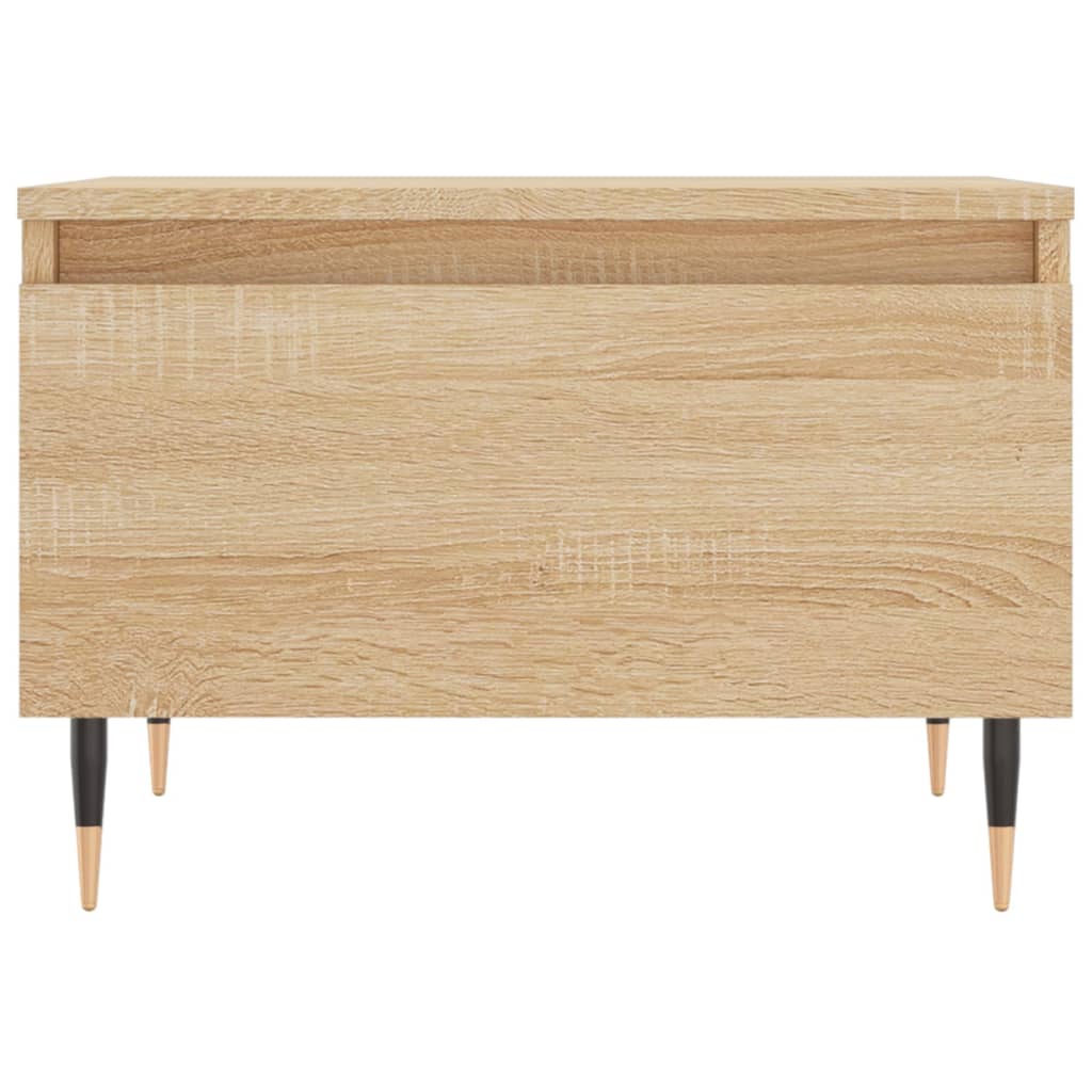 Salongbord 2 stk sonoma eik 50x46x35 cm konstruert tre