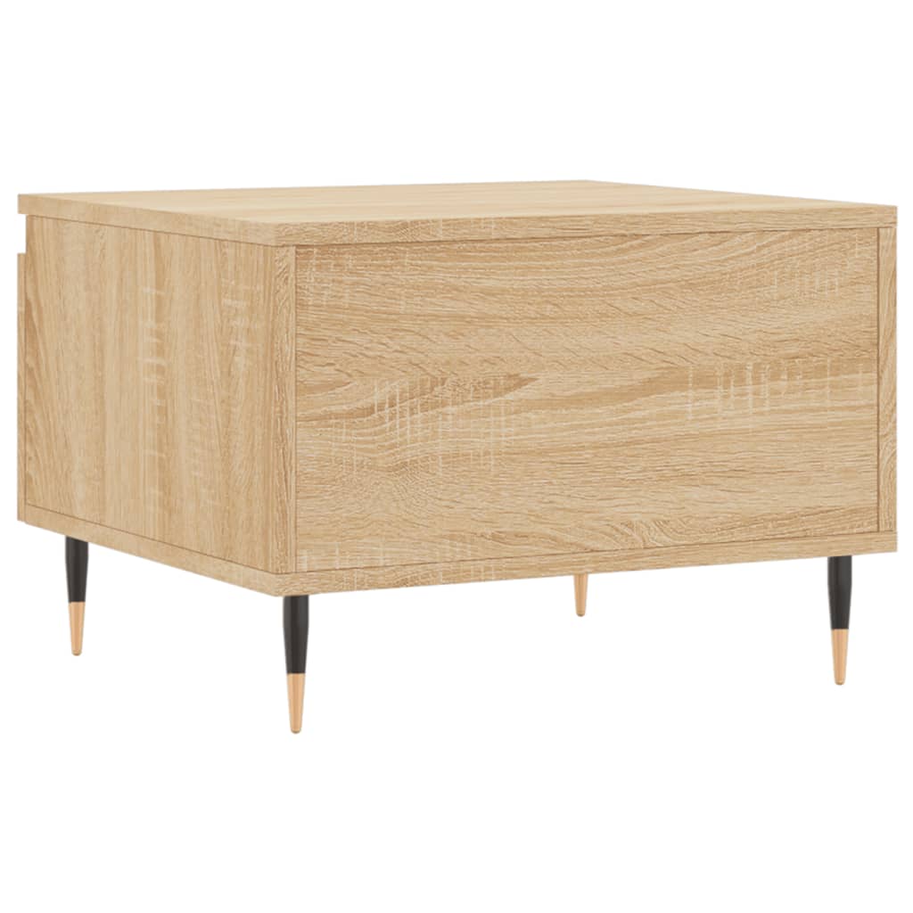 Salongbord 2 stk sonoma eik 50x46x35 cm konstruert tre