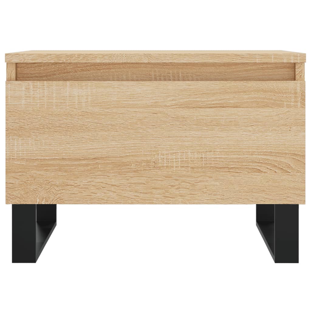 Salongbord 2 stk sonoma eik 50x46x35 cm konstruert tre
