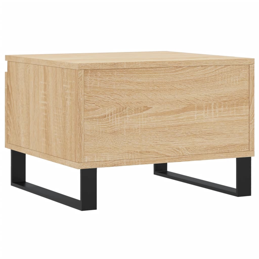 Salongbord 2 stk sonoma eik 50x46x35 cm konstruert tre