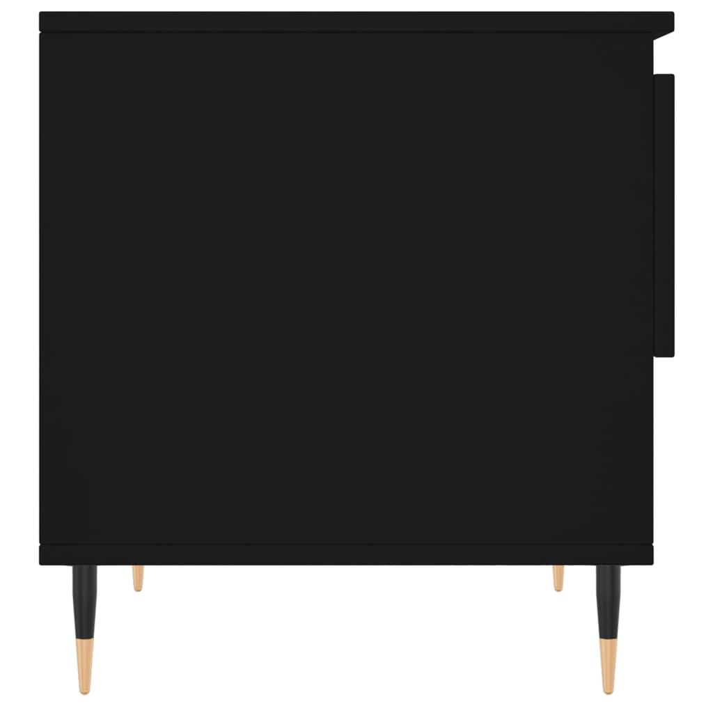 Salongbord 2 stk svart 50x46x50 cm konstruert tre