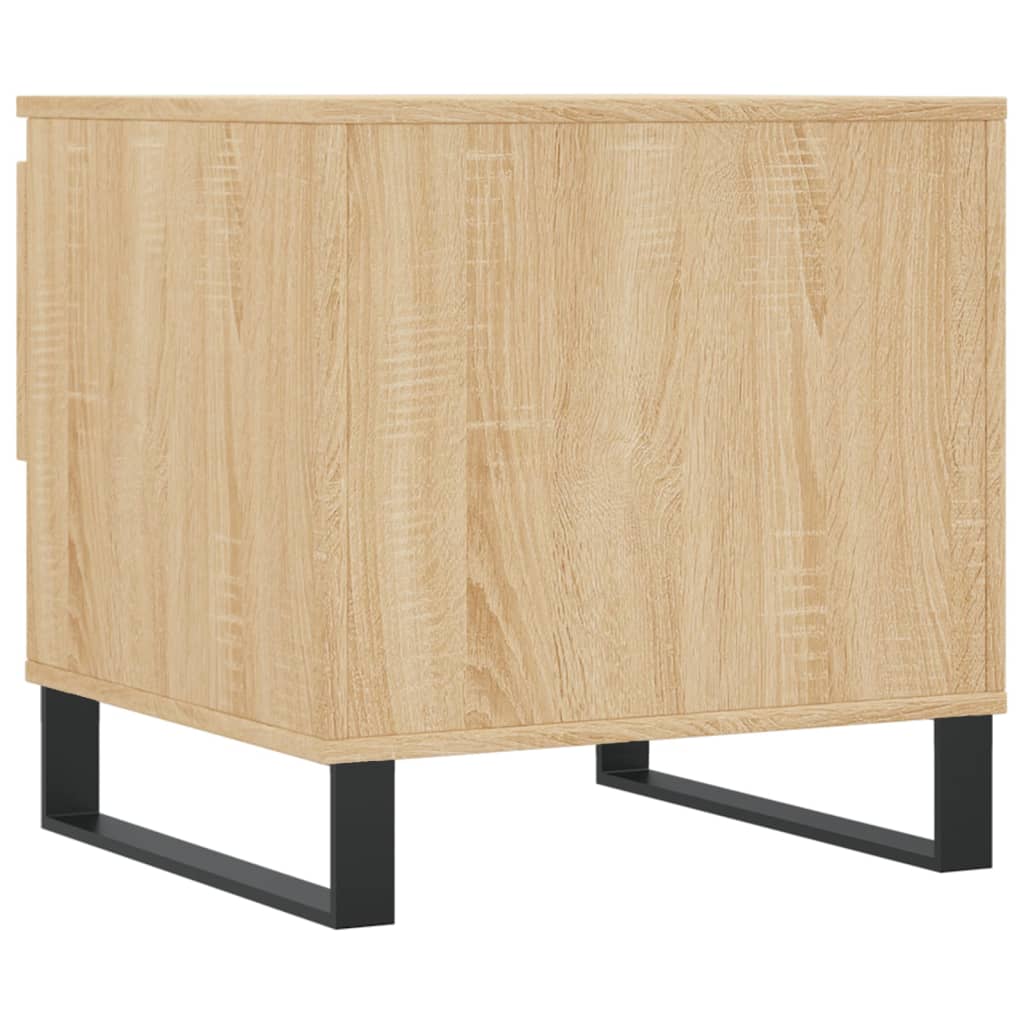 Salongbord 2 stk sonoma eik 50x46x50 cm konstruert tre