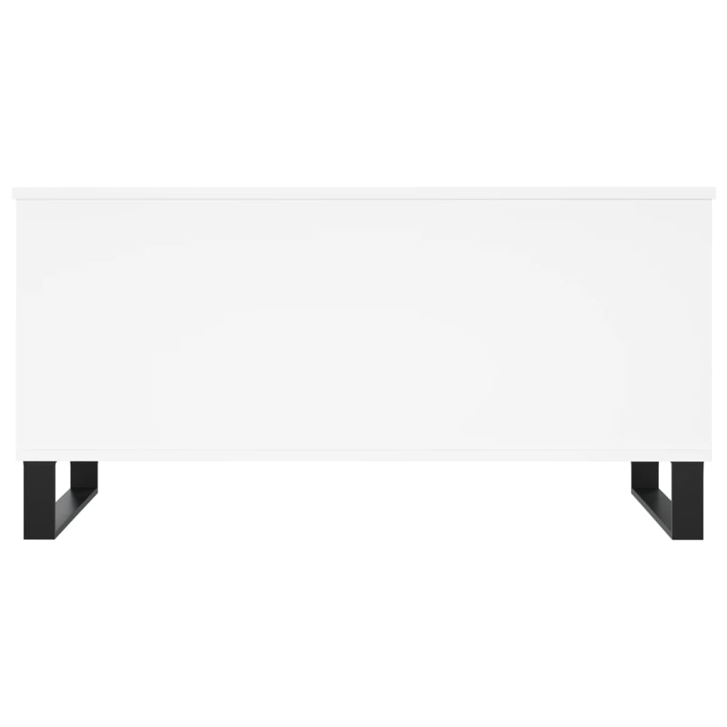 Salongbord hvit 90x44,5x45 cm konstruert tre