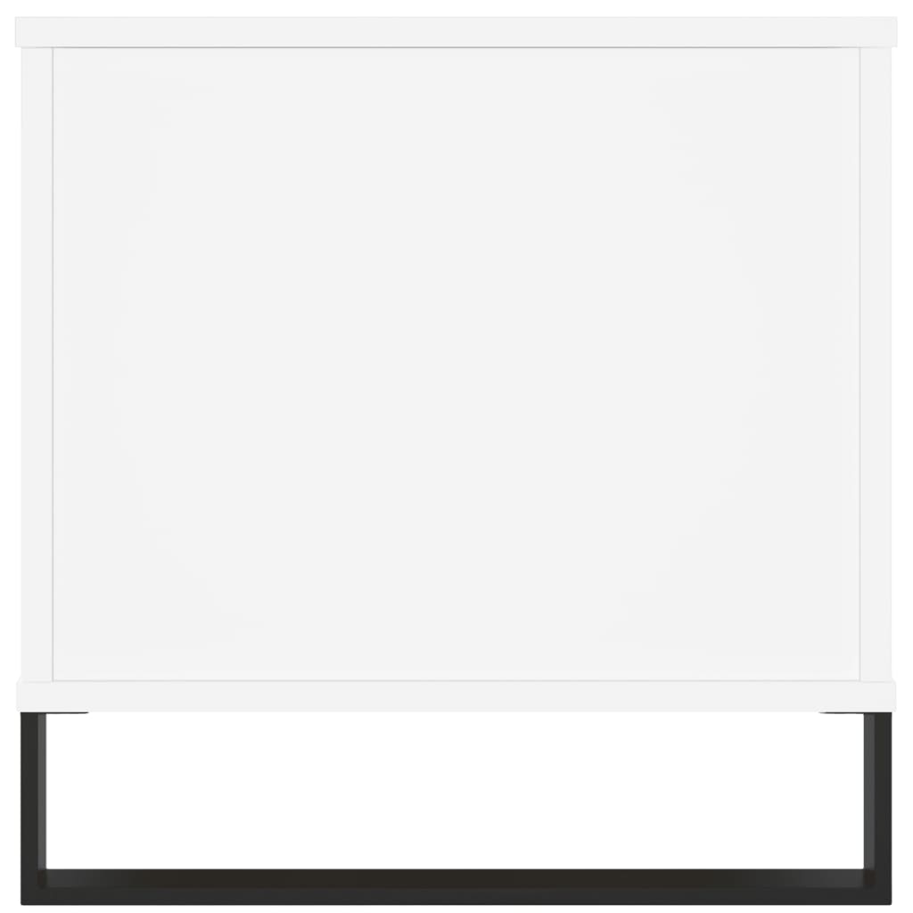 Salongbord hvit 90x44,5x45 cm konstruert tre