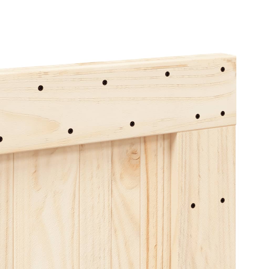 Sengegavl 90x104 cm heltre furu