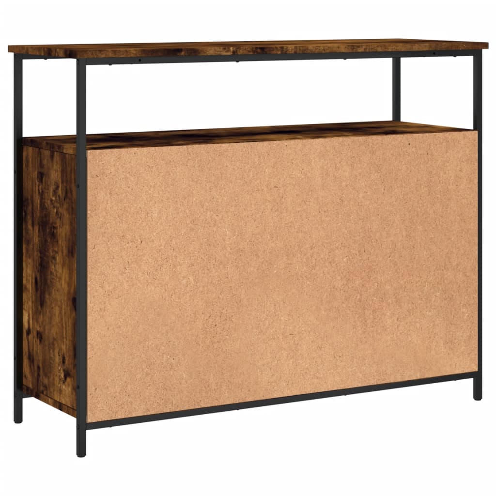 Skjenk røkt eik 100x35x80 cm konstruert tre