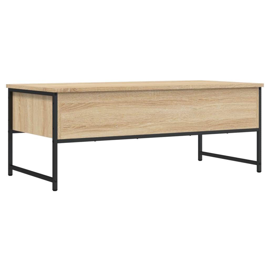 Salongbord sonoma eik 101x49x39,5 cm konstruert tre