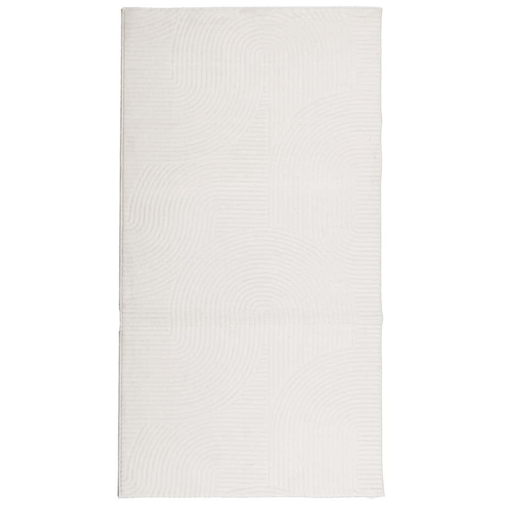 Rug IZA kort luv skandinavisk utseende krem 80x150 cm