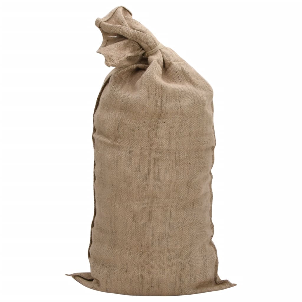 Jutesekker 5 stk 65x135 cm 100% jute 340 gsm