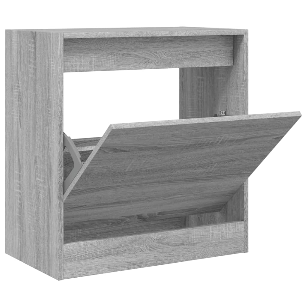Skoskap grå sonoma 60x34x63,5 cm konstruert tre