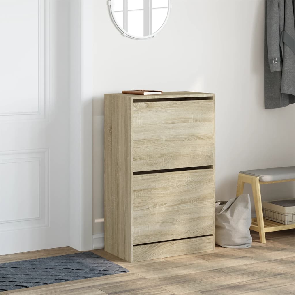 Skoskap sonoma eik 60x34x96,5 cm konstruert tre