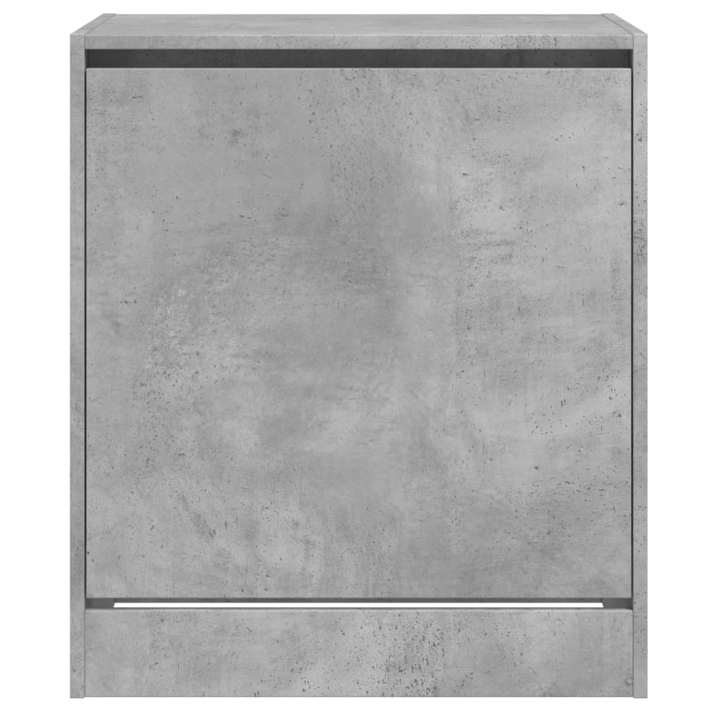 Skoskap betonggrå 60x42x69 cm konstruert tre