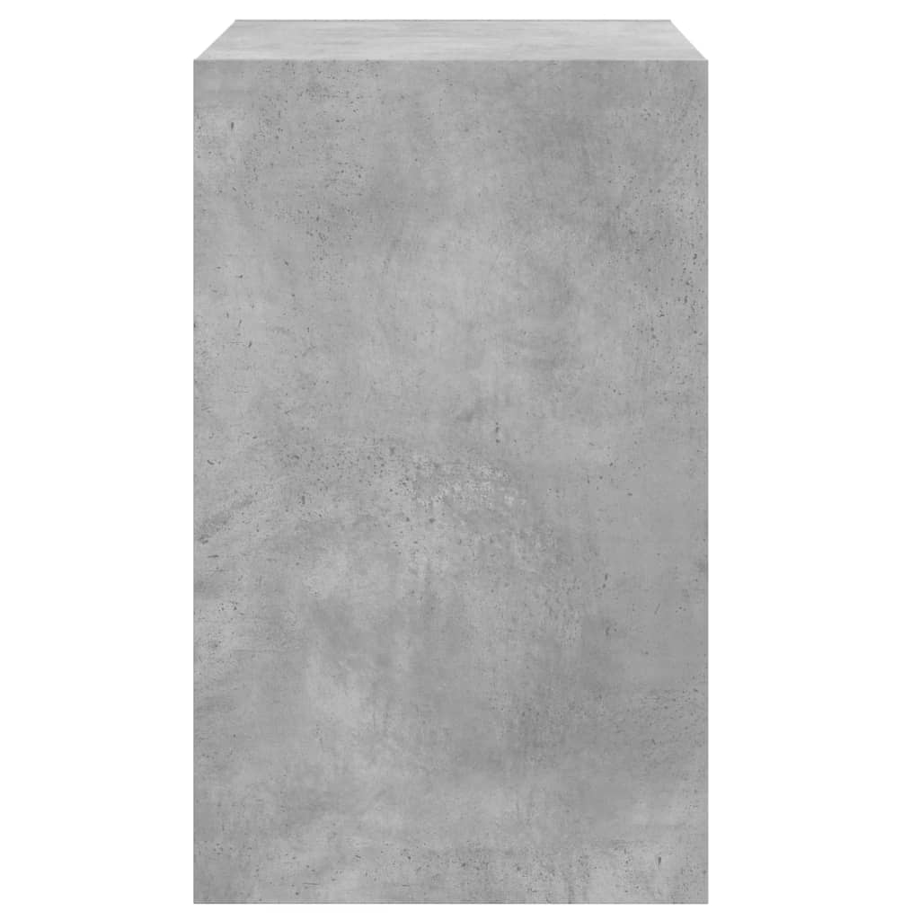 Skoskap betonggrå 60x42x69 cm konstruert tre