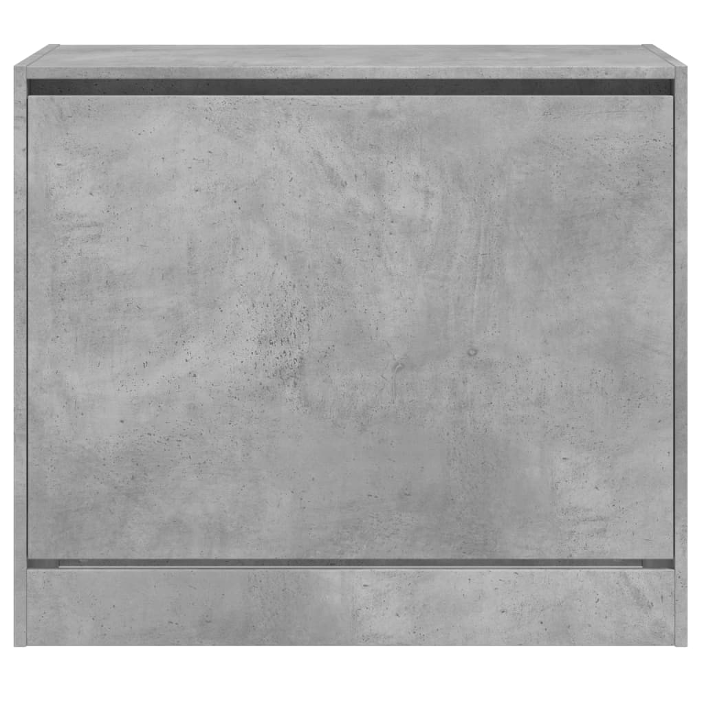 Skoskap betonggrå 80x42x69 cm konstruert tre
