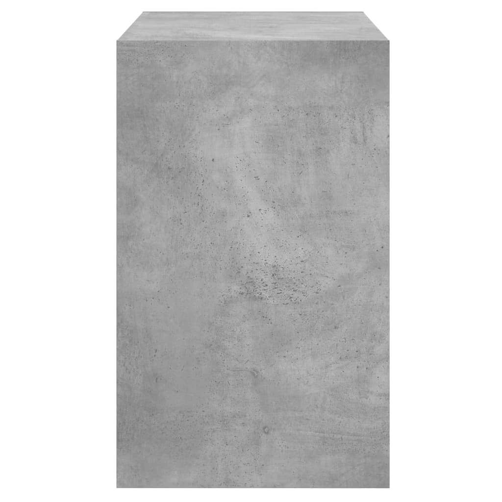 Skoskap betonggrå 80x42x69 cm konstruert tre