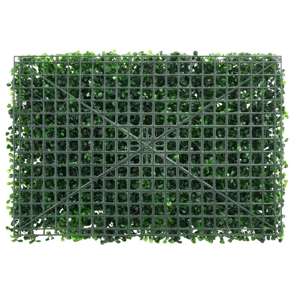 Gjerde med kunstige planter 24 stk grønn 40x60 cm